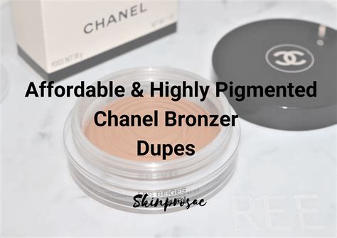 chanel patine bronze dupe|chanel bronzer makeup dupe.